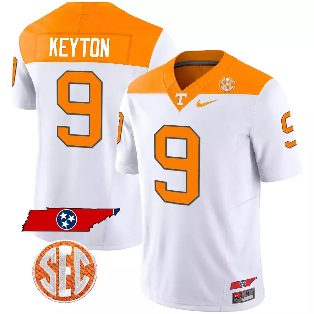 ramel keyton inverted mens tennessee volunteers 2023 alternate vapor limited jersey v2 all stitched