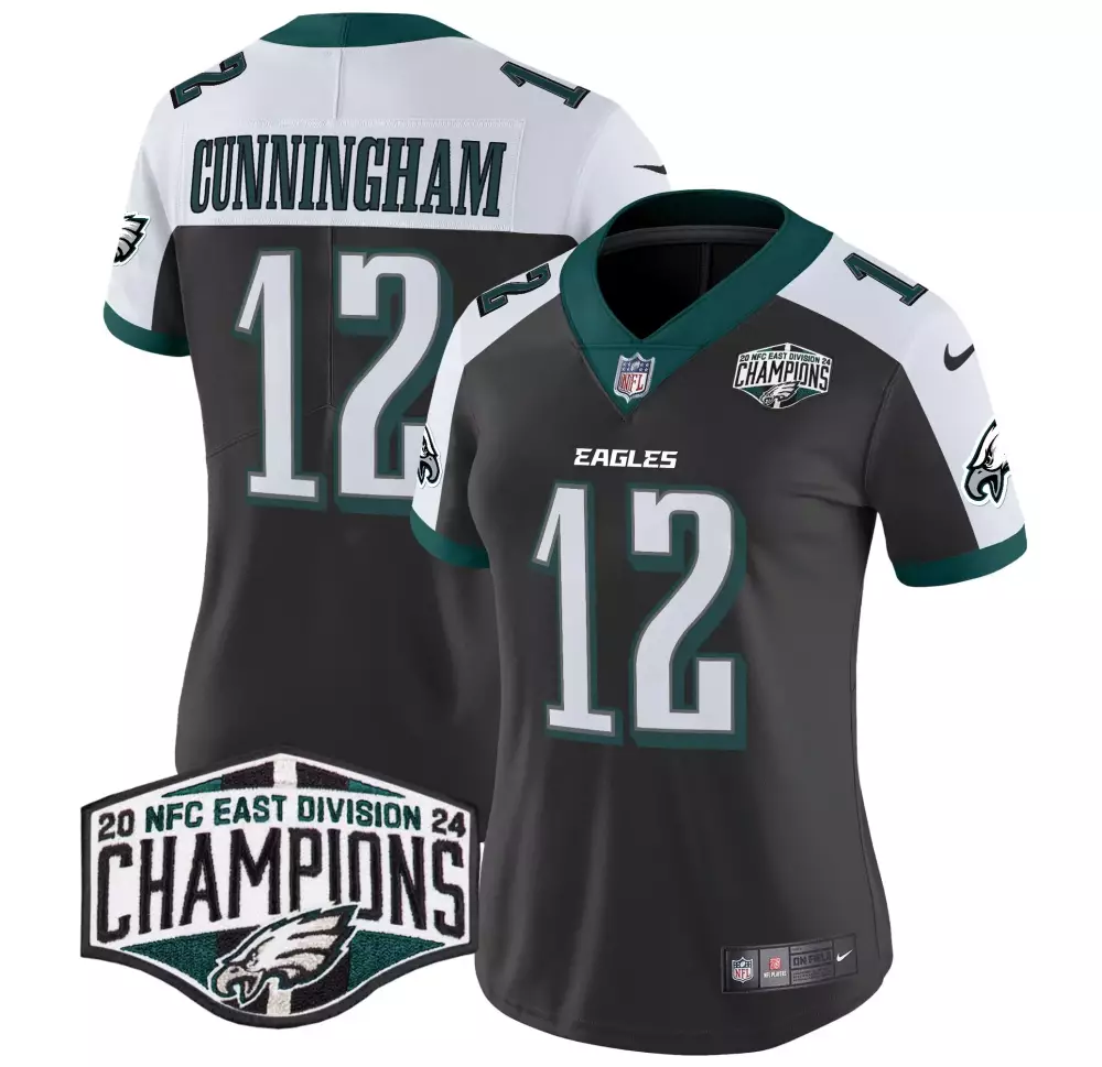 Randall Cunningham Eagles 2024 Black Alternate Jersey | Philly Phanatic Style | Vapor Limited Edition | For Men, Women & Youth