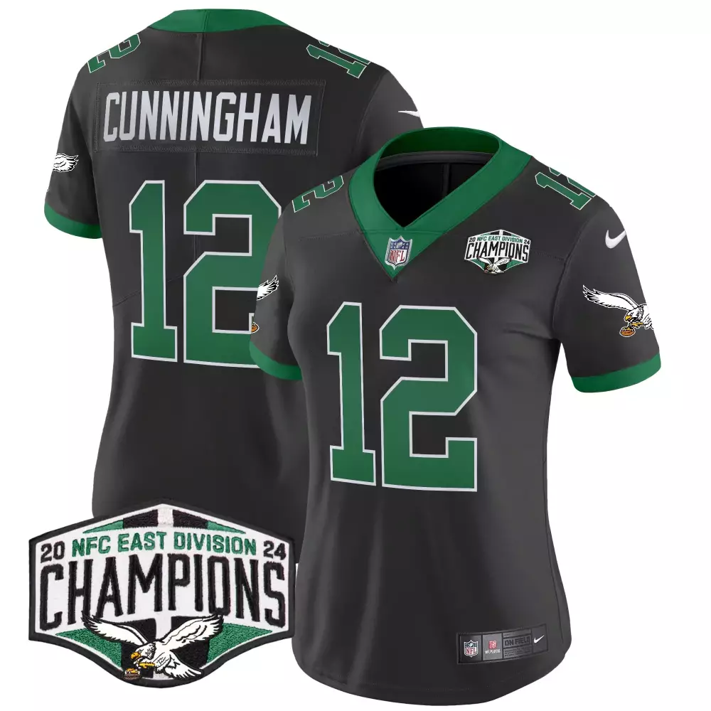 Randall Cunningham Philadelphia Eagles Women's Gold Trim Vapor Player Jersey | Stitched Fan Gear | Perfect for Game Day | For Women