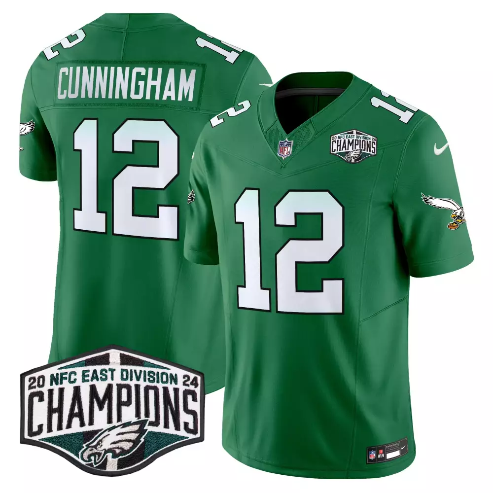 Randall Cunningham Philadelphia Eagles Bright Green City Edition Vapor Limited Jersey V2 | All Stitched | For Men, Women & Youth