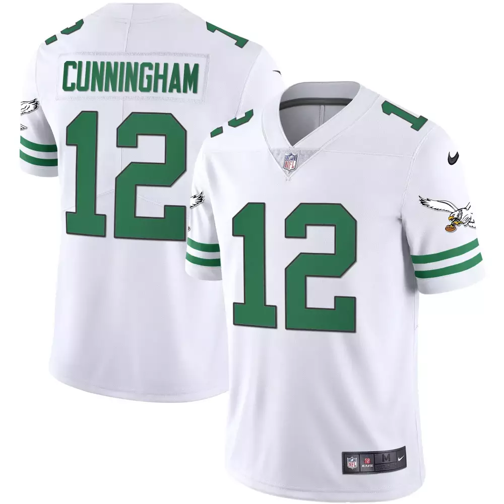 Randall Cunningham Philadelphia Eagles Gold Kelly Vapor Jersey | All Stitched | Fan Gear for Men, Women & Youth