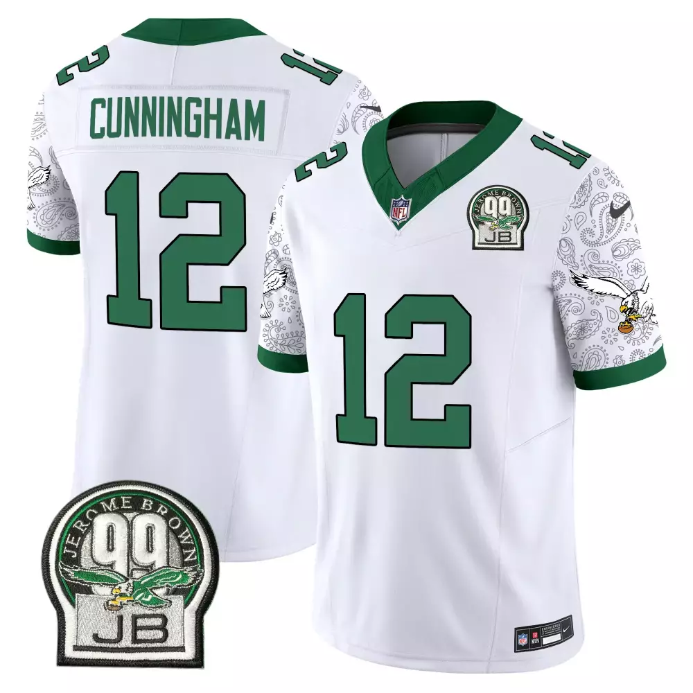 Randall Cunningham Philadelphia Eagles Kelly White Vapor Limited Jersey | Men's Fan Gear | For Men, Women & Youth