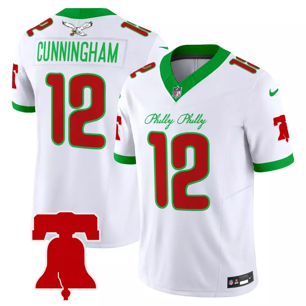 Randall Cunningham Philadelphia Eagles Midnight Green Gold Trim Vapor Player Jersey | All Stitched | For Men