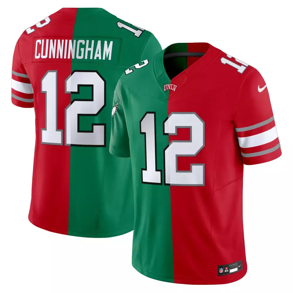 Randall Cunningham Philadelphia Eagles Split College Football Vapor Limited Jersey | All Stitched | For Men