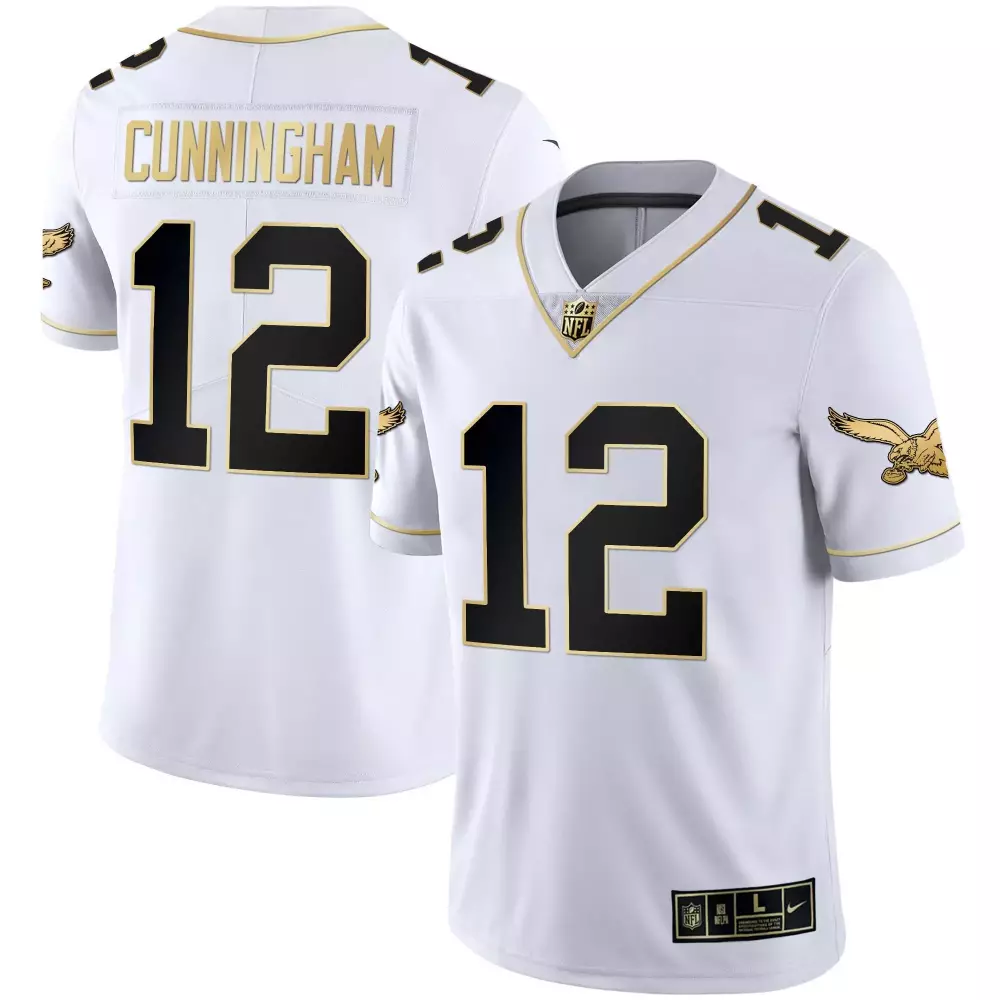 Randall Cunningham Philadelphia Eagles Gold Kelly Vapor Jersey | All Stitched | Fan Gear for Men, Women & Youth
