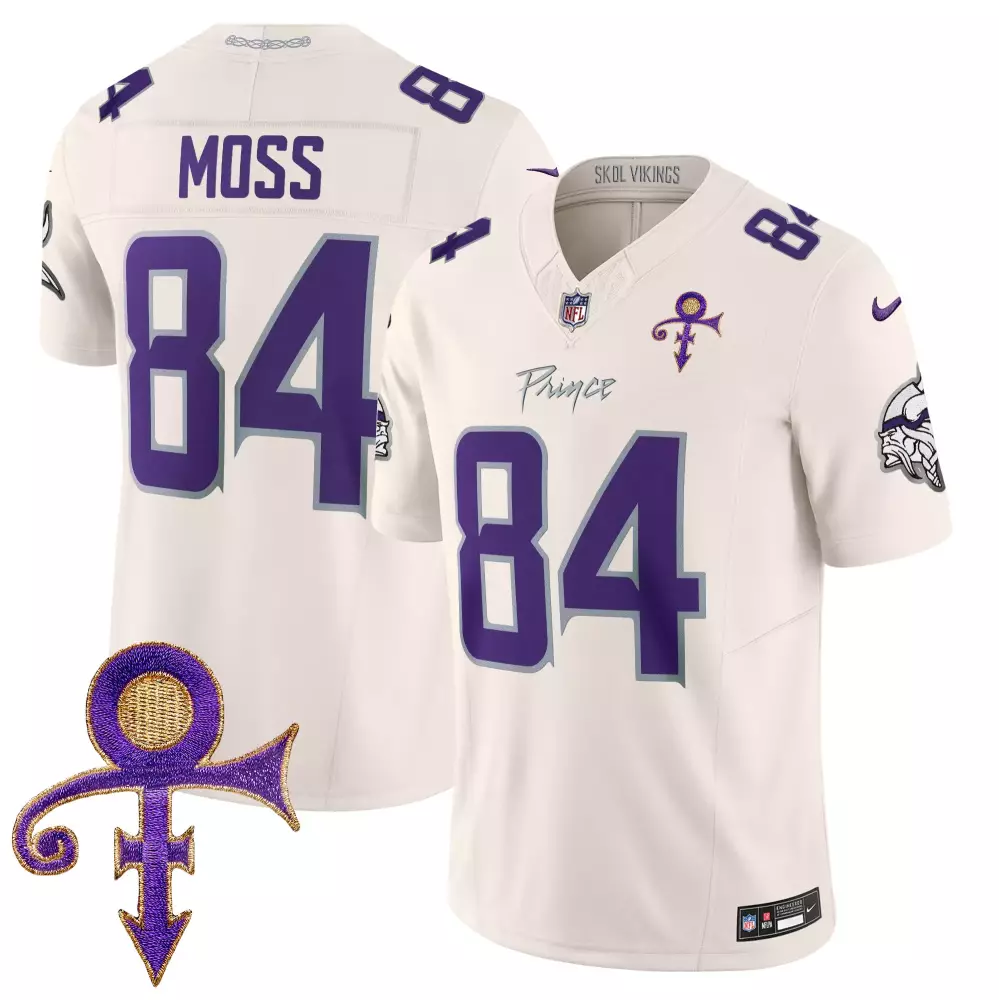 randy moss black womens vikings 2024 winter warrior skol patch vapor limited jersey v2 all stitched