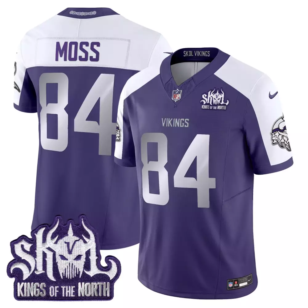 randy moss purple alternate mens 2024 vikings winter warrior vapor limited jersey all stitched