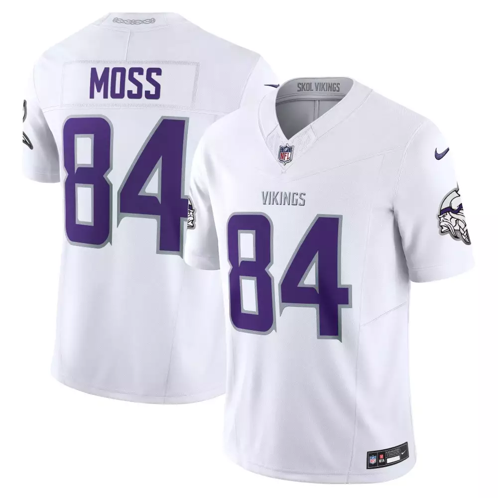 randy moss royal mens vikings american style vapor limited jersey all stitched
