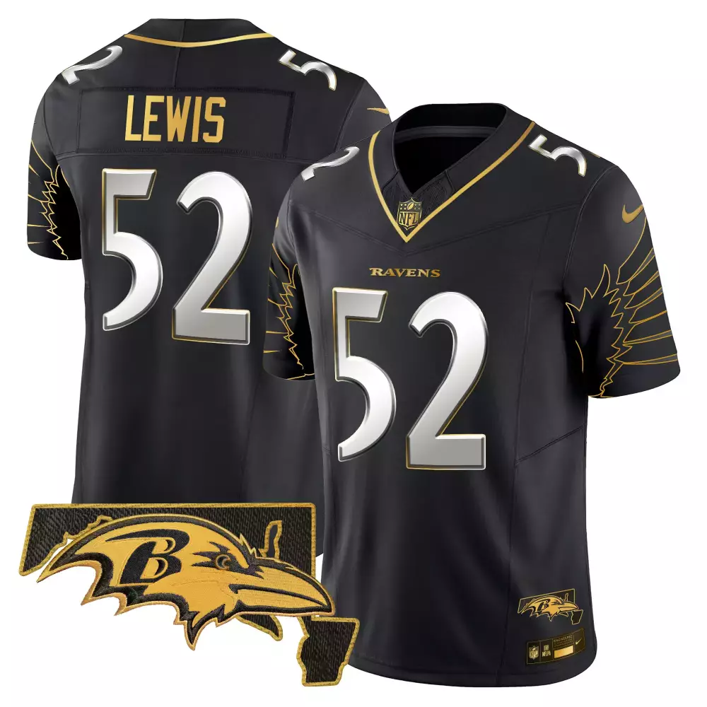 Ray Lewis Baltimore Ravens Maryland Flag Vapor Limited Jersey | Stitched Design | Fan Gear for Men, Women & Youth