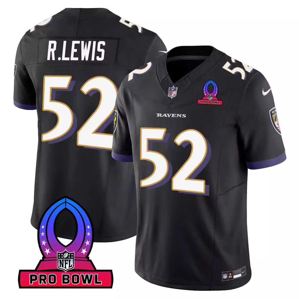 Ray Lewis Baltimore Ravens 2024 Vapor Limited Jersey | Black | Exclusive Fan Gear | For Men, Women & Youth