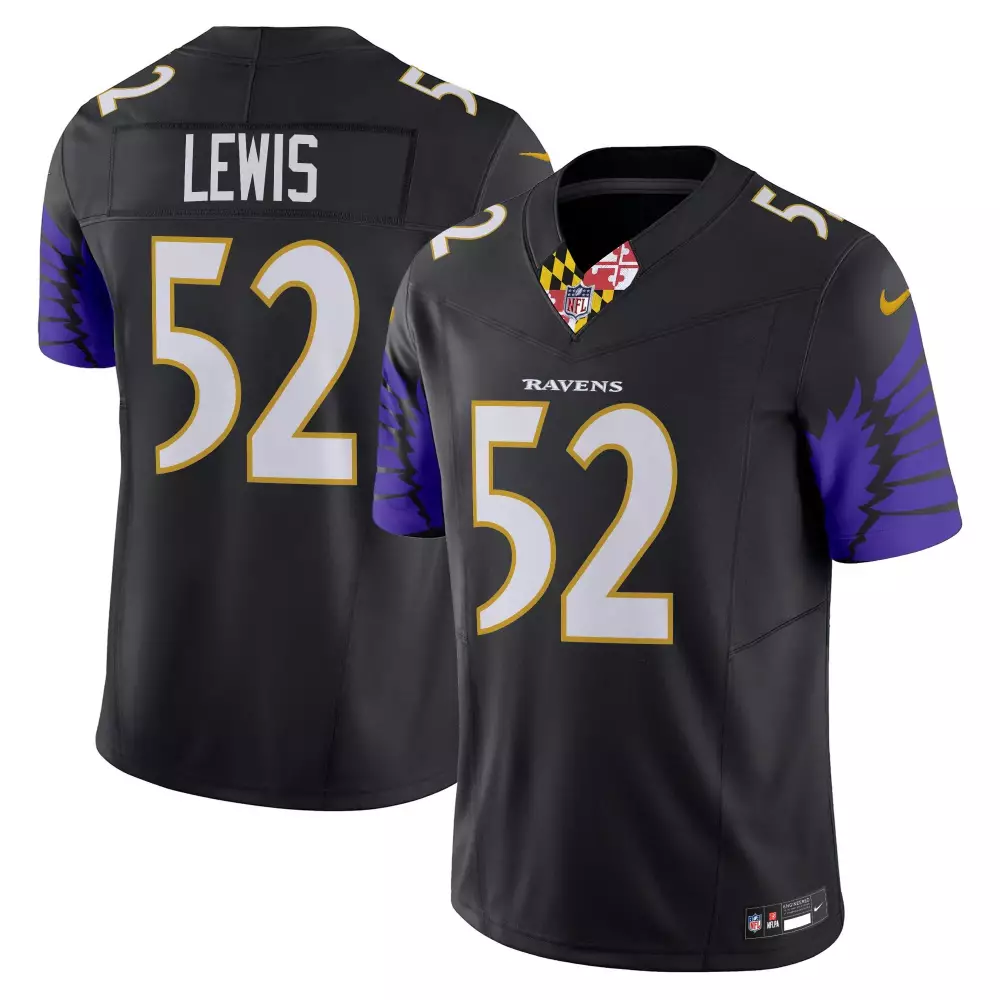Ray Lewis Baltimore Ravens Special Vapor Limited Jersey | Black Stitched | For Men, Women & Youth