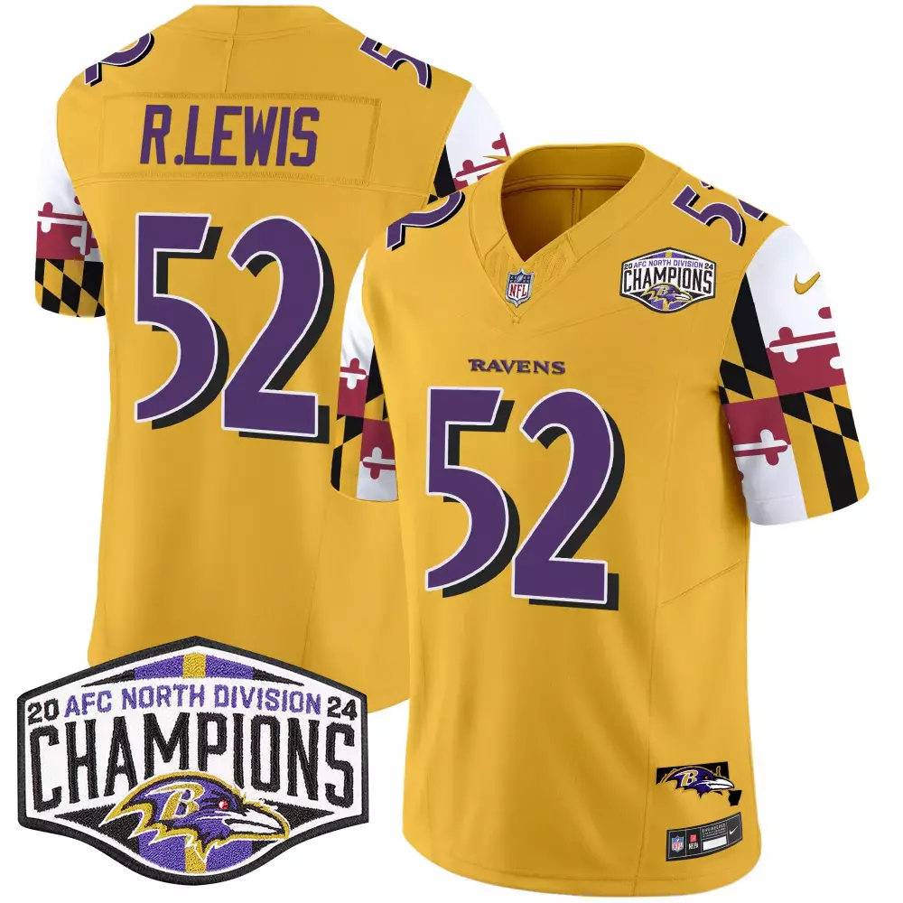 Ray Lewis Baltimore Ravens City Edition Patch Vapor Limited Jersey | Stitched Design | Fan Gear for Men, Women & Youth