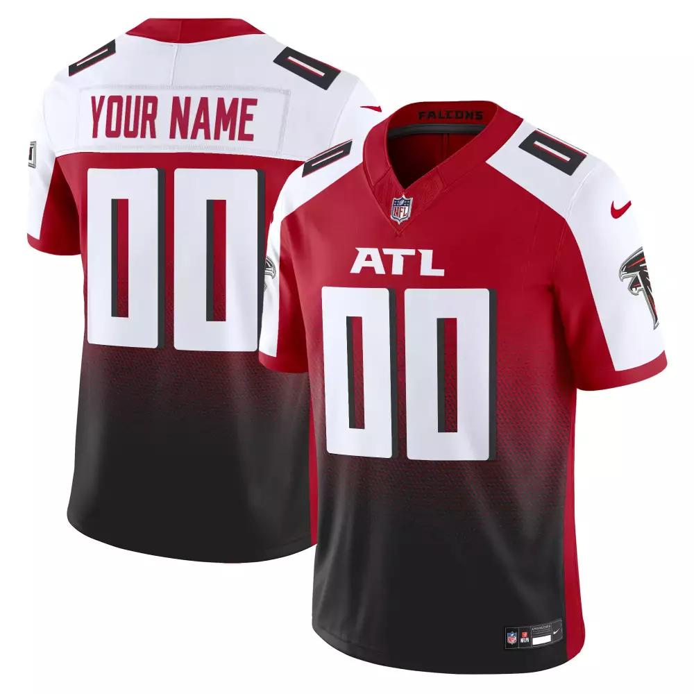 red alternate men atlanta falcons 2024 vapor limited custom jersey all stitched
