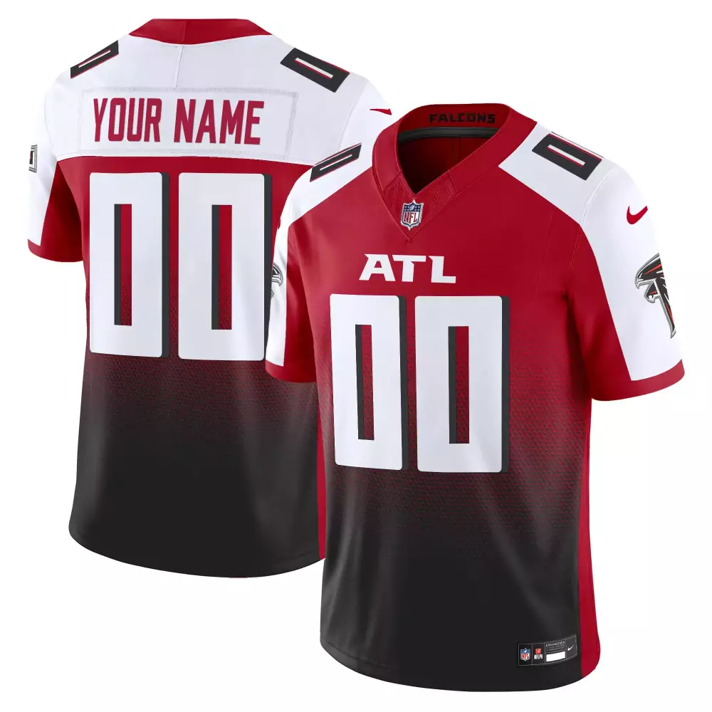 red alternate men atlanta falcons 2024 vapor limited custom jersey all stitched