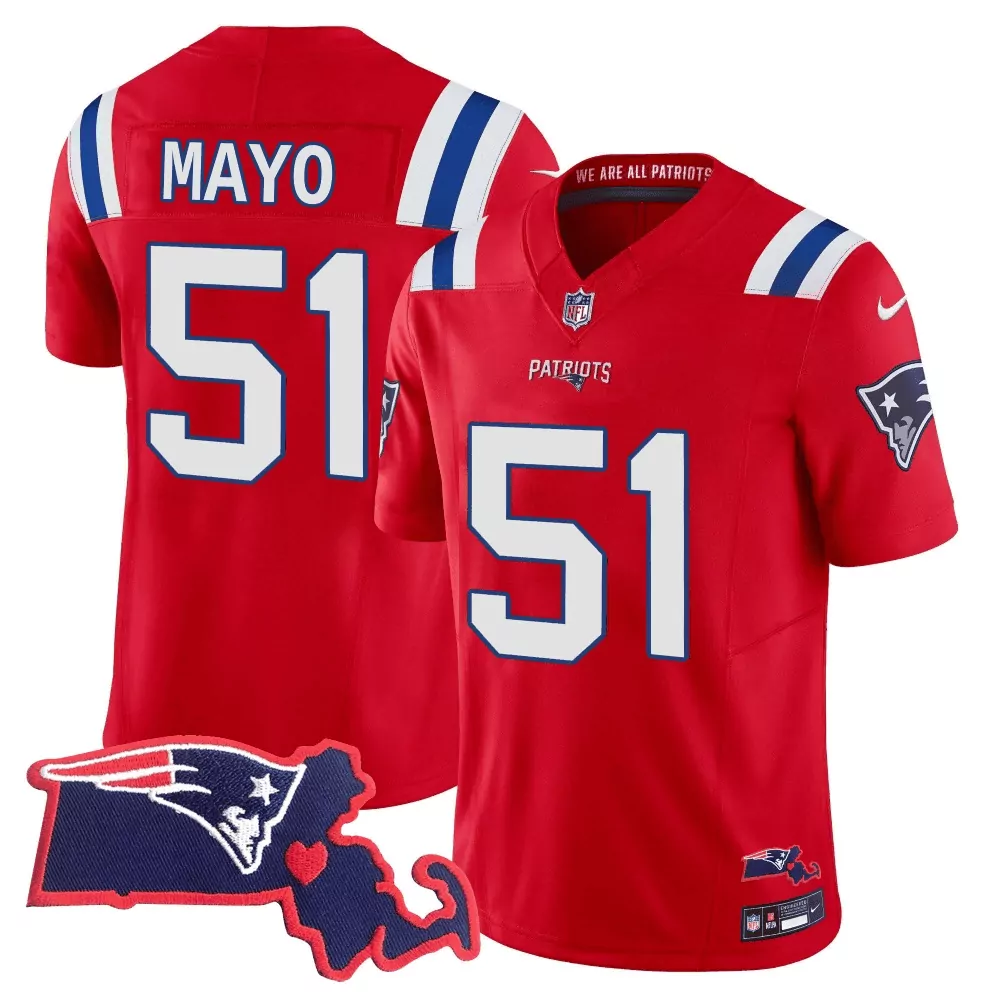 patriot youth new england patriots 2025 rivalries vapor limited jersey all stitched