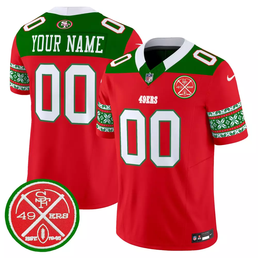 Men's Redwhite San Francisco 49ers Throwback Vapor Limited Jersey | 75th Anniversary Patch | Classic Fan Gear for Game Day | For Men, Women & Youth