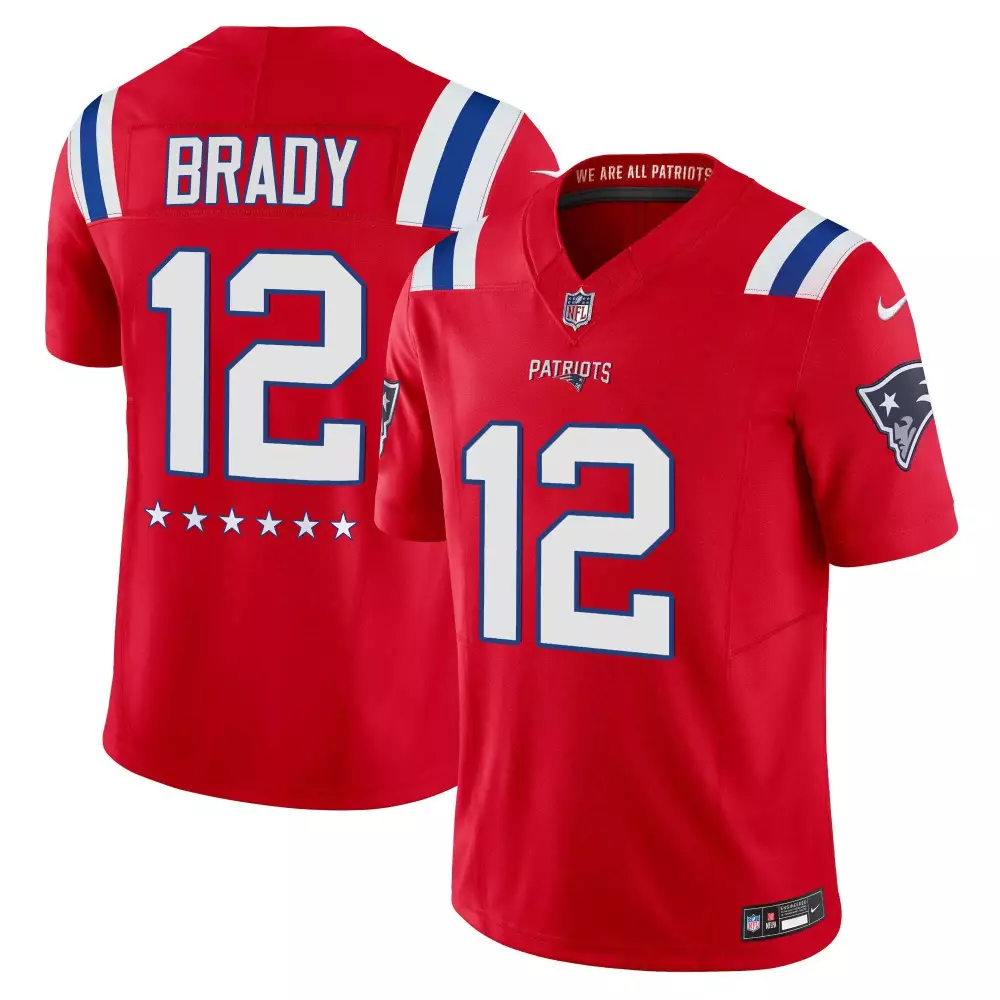 red men tom brady new england patriots 6xtime super bowl vapor limited jersey all stitched