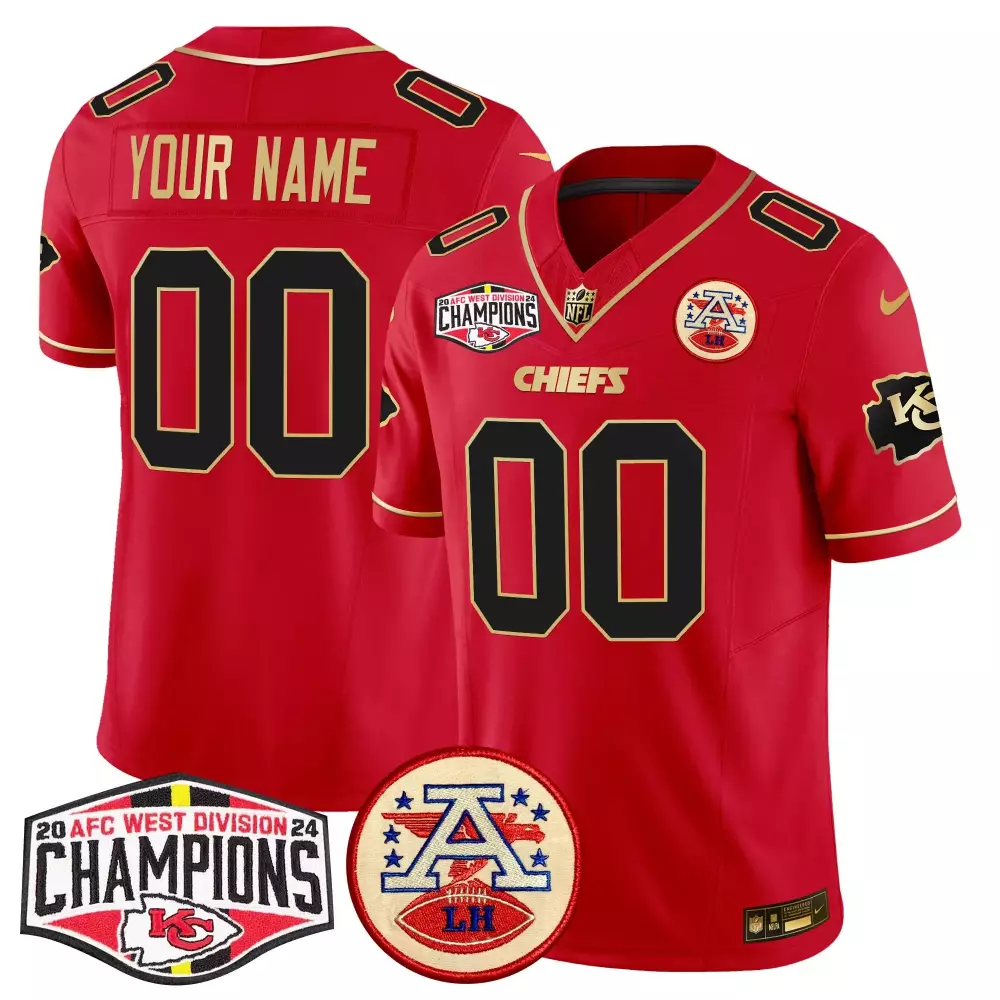 2023 Pro Bowl Custom Red Jersey | Kansas City Chiefs All Stitched Vapor Style | For Men, Women & Youth