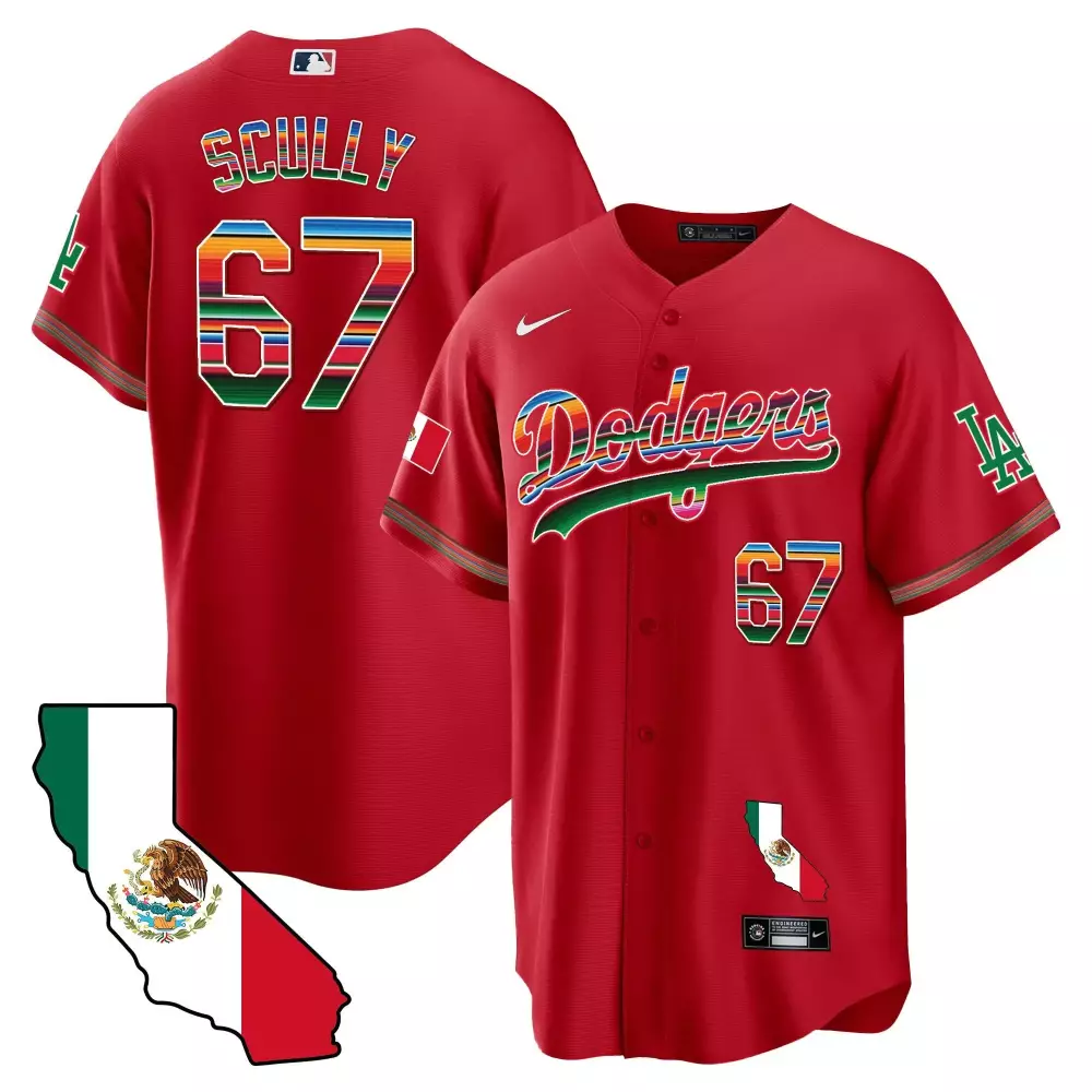 red mookie betts los angeles dodgers mexican heritage night jersey piedra del sol