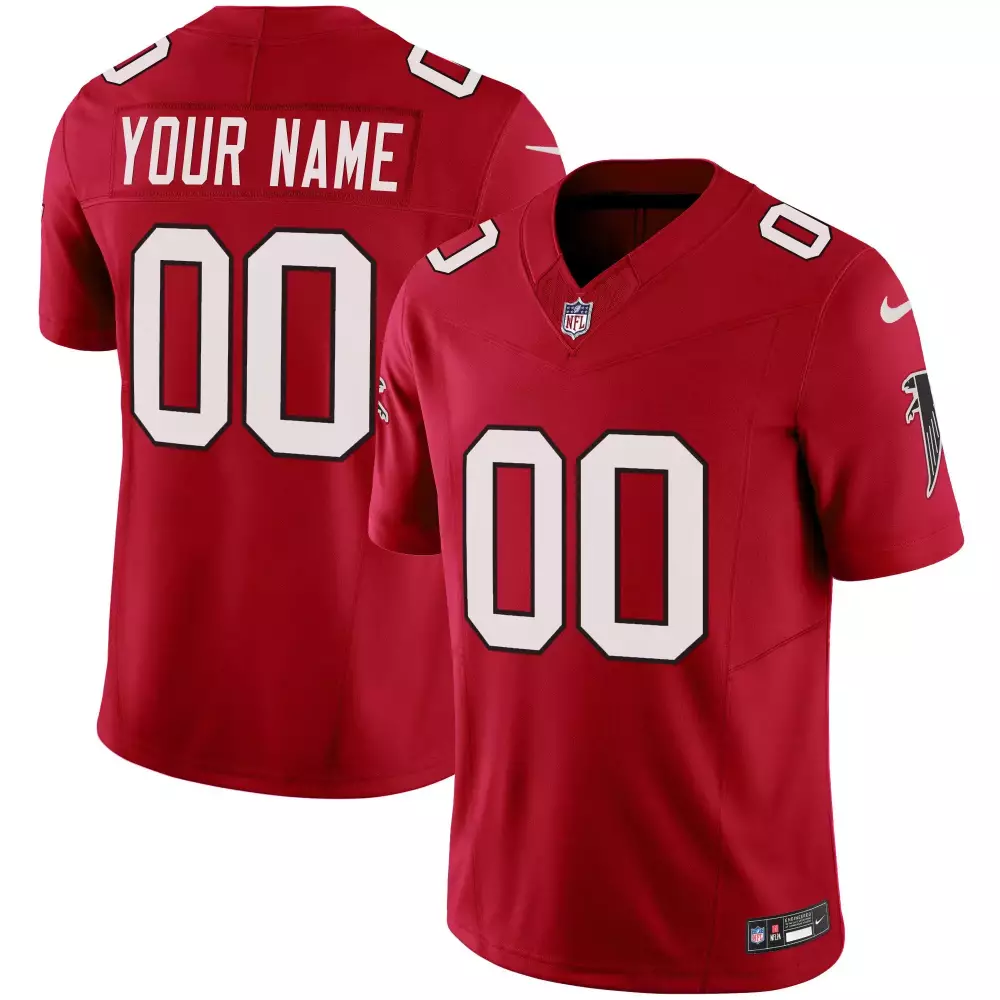red youth atlanta falcons game custom jersey all stitched