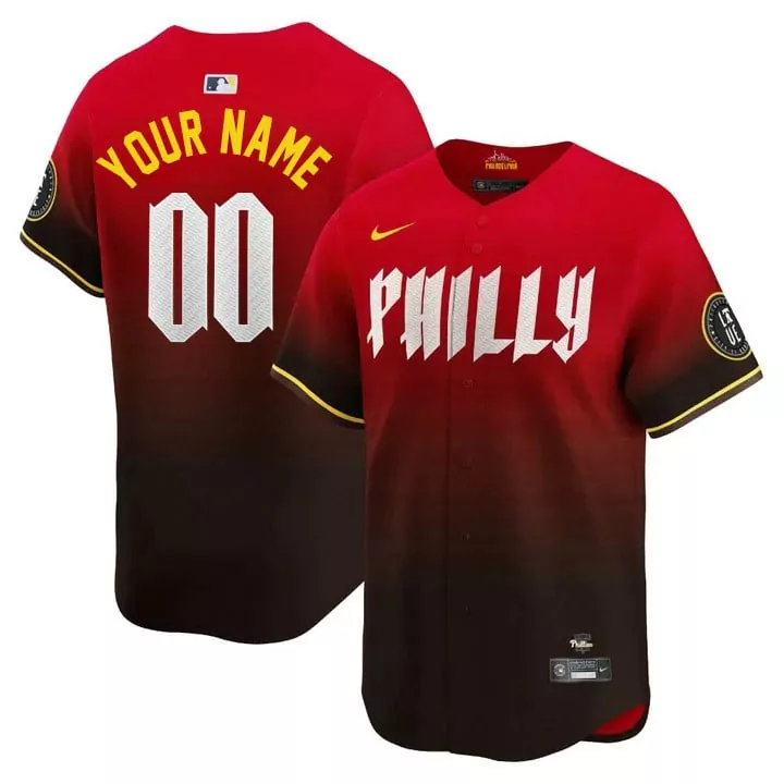 Youth Red Philadelphia Phillies Blue 2024 City Connect Limited Jersey | Custom Fan Gear | For Men, Women & Youth