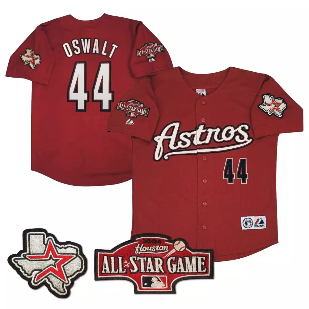Youth Roy Oswalt Houston Astros 2004 Red Jersey | All Stitched Design | Classic Fan Gear for Men, Women & Youth