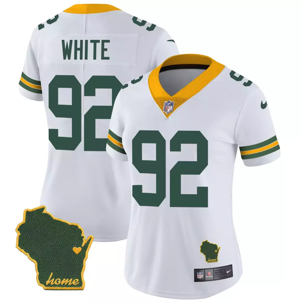 Reggie White Women's Green Bay Packers Home Jersey | Stitched Vapor Design | Fan Gear for Men, Women & Youth
