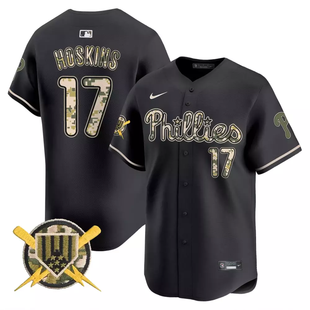 pinstripe men phillies armed forces day vapor premier limited custom jersey all stitched