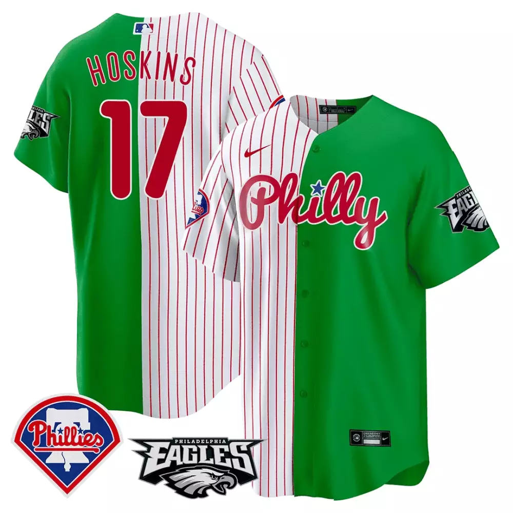 rhys hoskins green mens phillies armed forces day vapor premier limited jersey all stitched