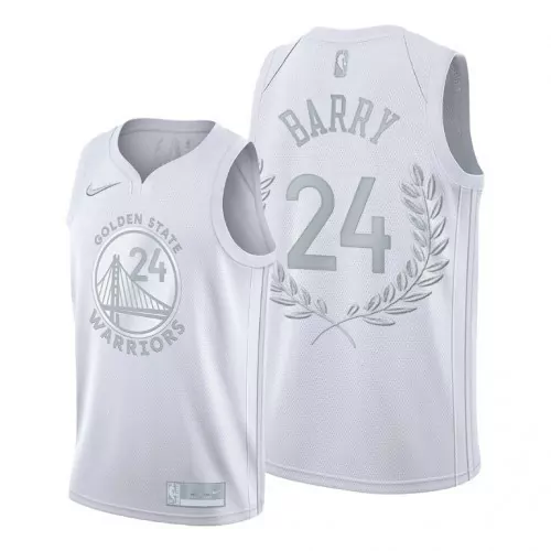 rick barry men rick barry golden state warriors white jersey all stitched