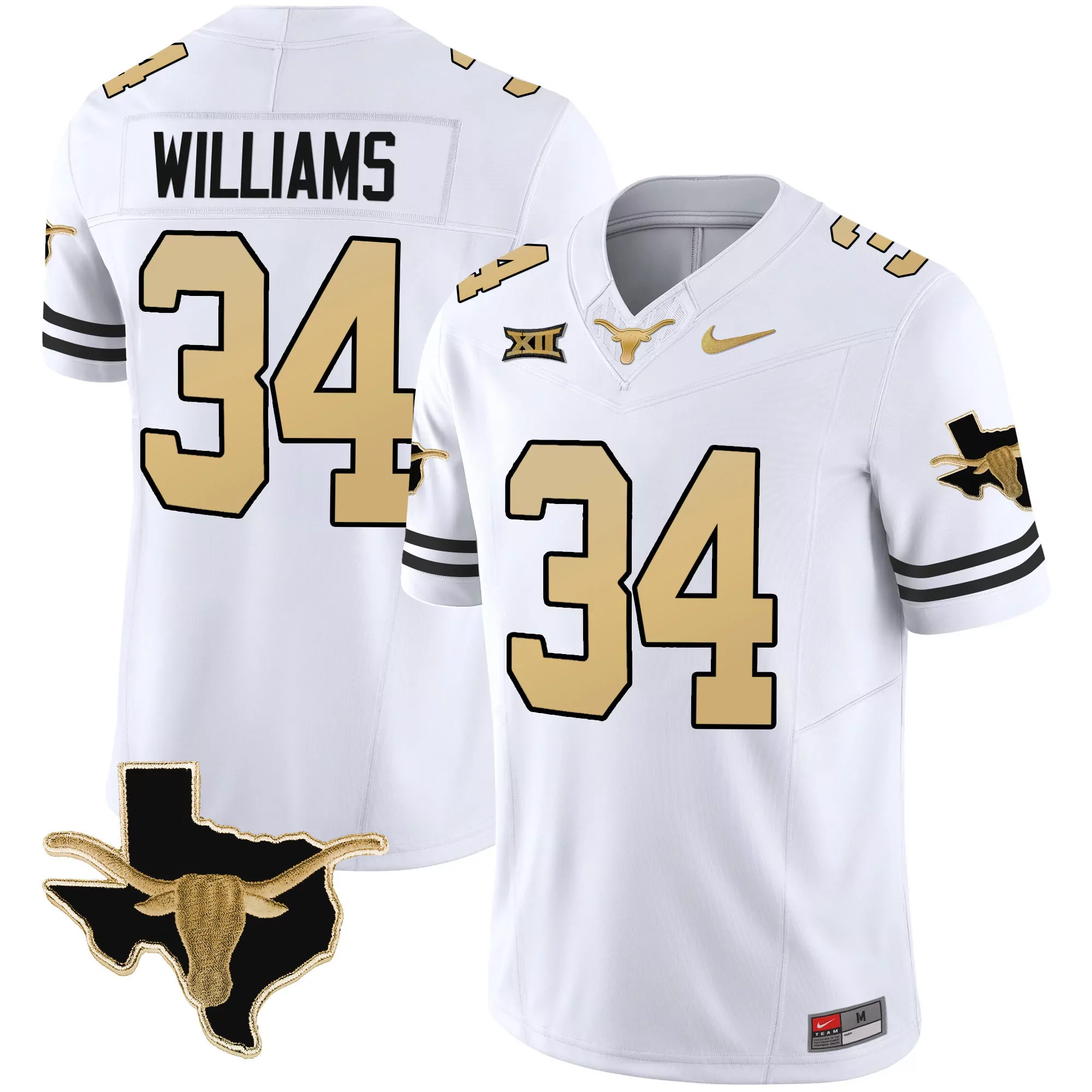 ricky williams white mens texas longhorns special vapor limited jersey all stitched