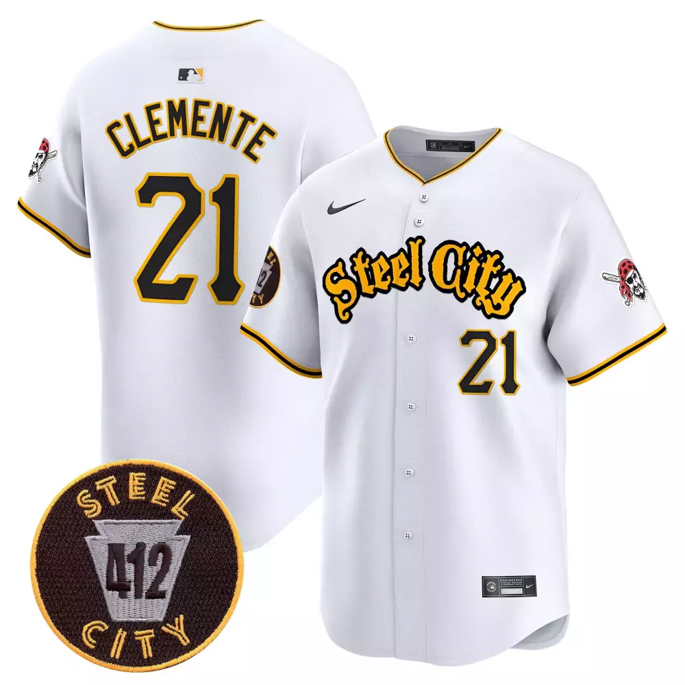 roberto clemente royal mens pittsburgh pirates 2024 fourth of july vapor premier limited jersey all stitched