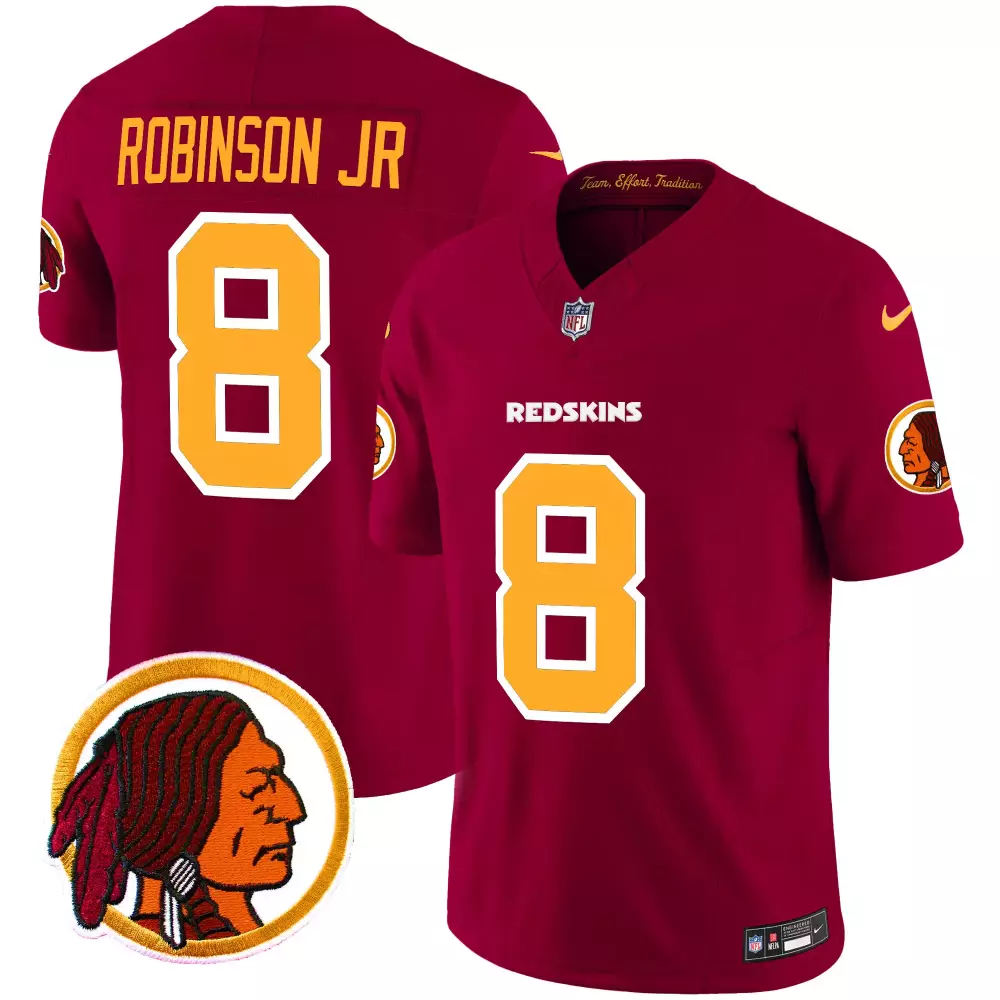 robinson jr burgundy mens washington redskins throwback vapor limited jersey v2 all stitched