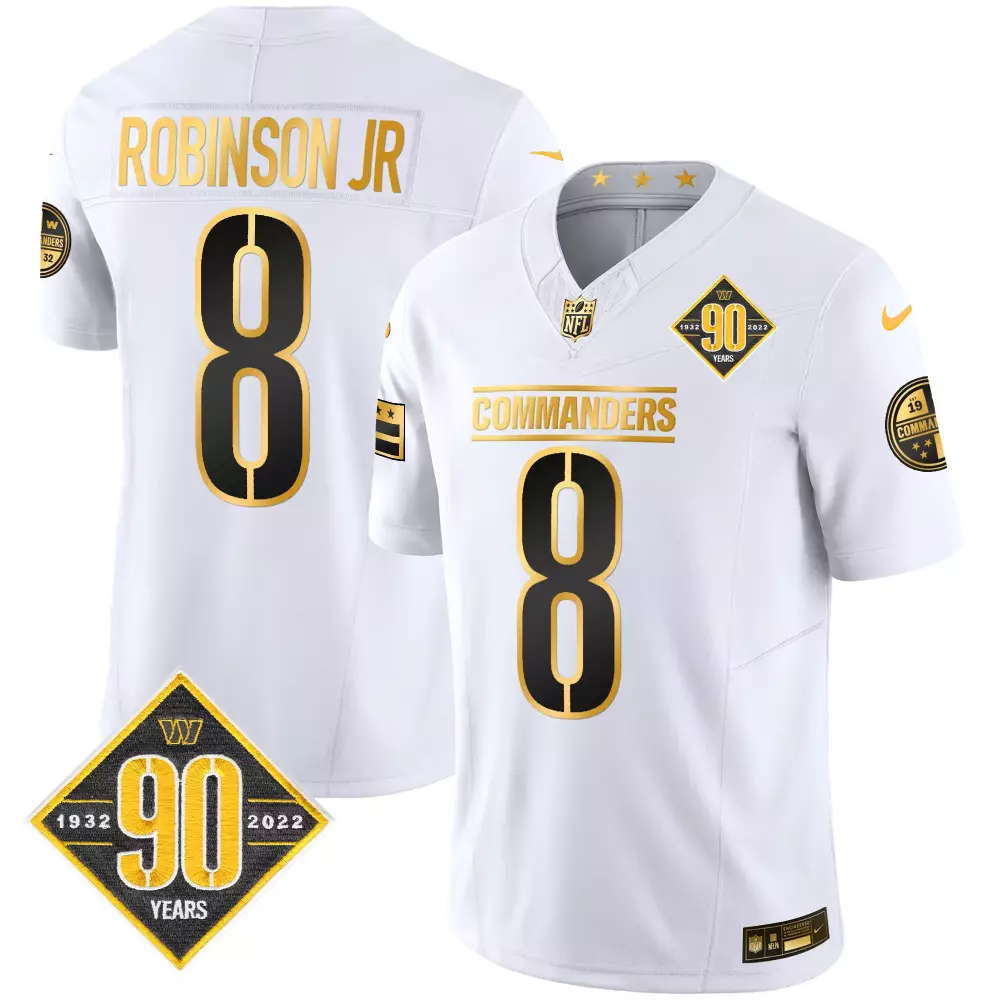 robinson jr men washington commanders 2024 salute to service vapor limited jersey arctic camo all stitched
