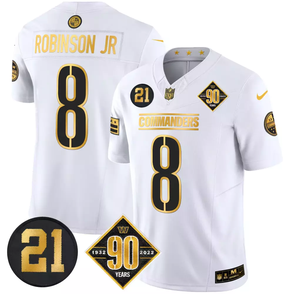 robinson jr men washington commanders 2024 salute to service vapor limited jersey arctic camo all stitched