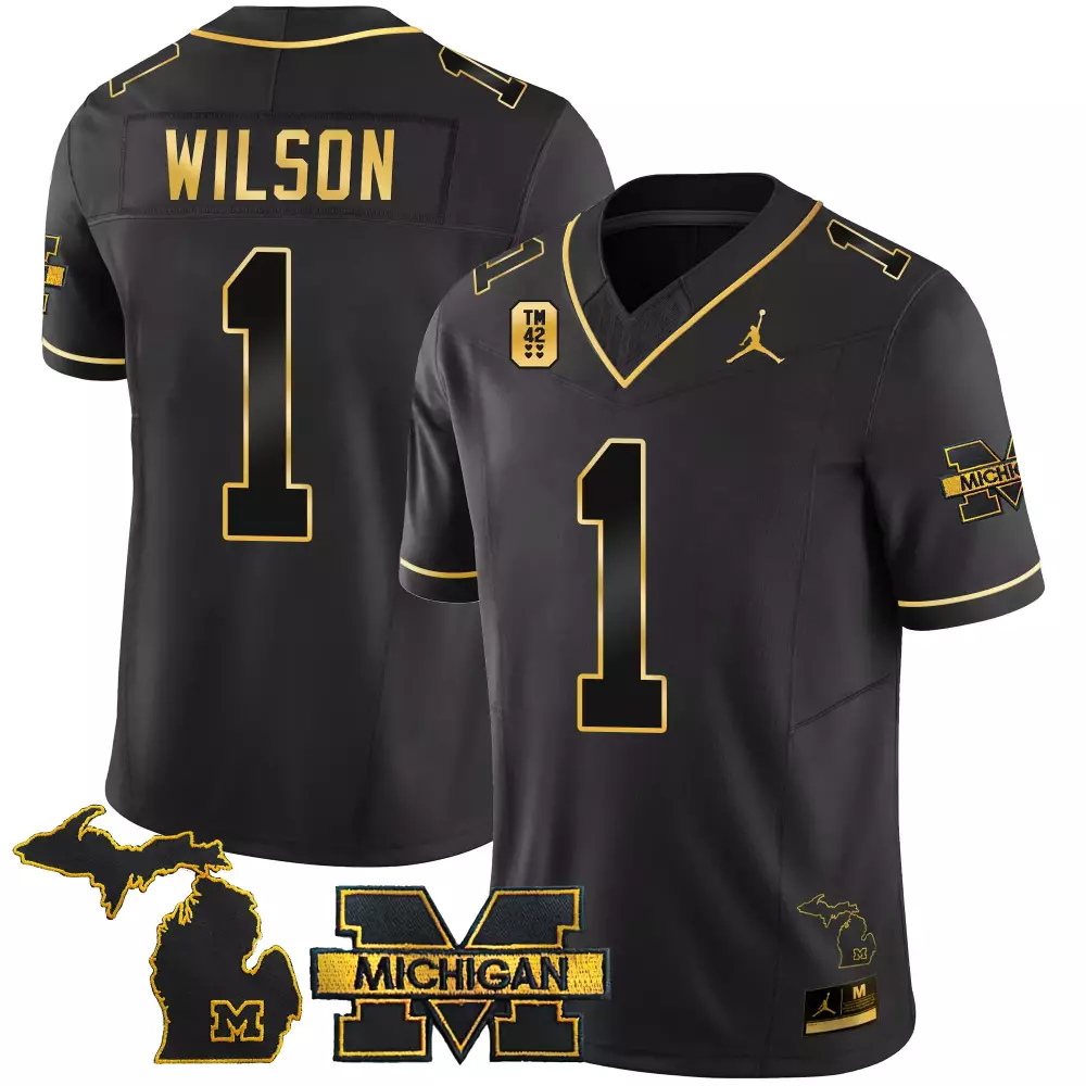 Roman Wilson Michigan Wolverines Rose Bowl Patch Vapor Limited Jersey | Stitched | Limited Edition Fan Gear | For Men, Women & Youth