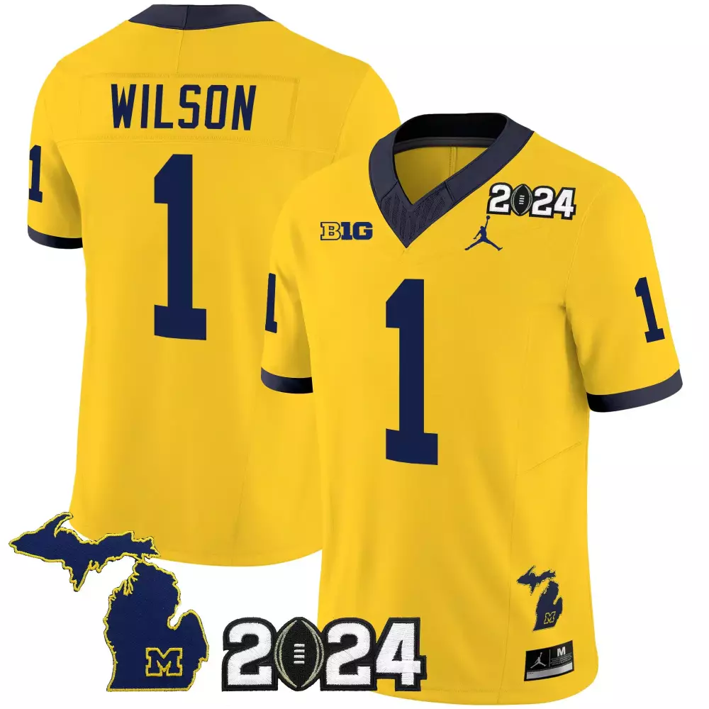 Roman Wilson Michigan Wolverines 2024 Vapor Limited Gold Jersey | Stitched | Limited Edition Fan Gear | For Men, Women & Youth