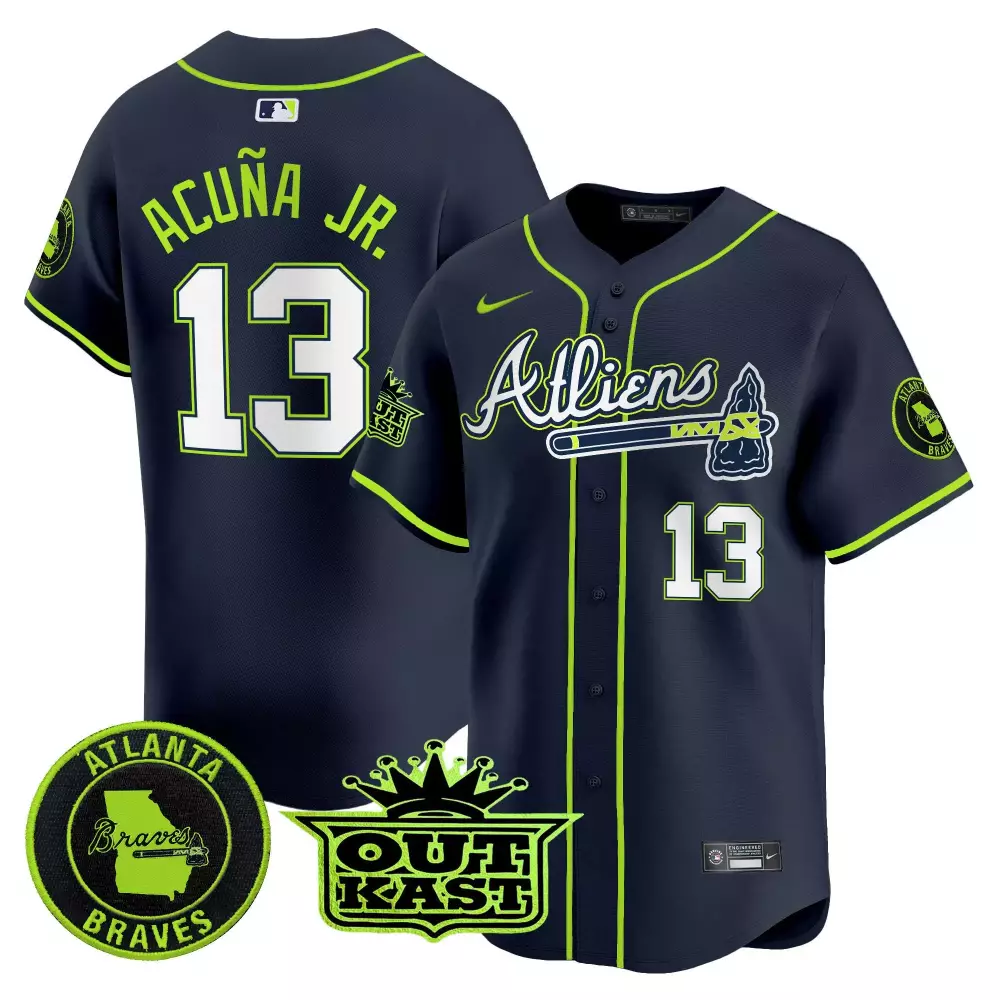 Ronald Acuna Jr. Atlanta Braves Atliens Vapor Premier Limited Jersey | Stitched Fan Gear | Limited Edition for Men, Women & Youth