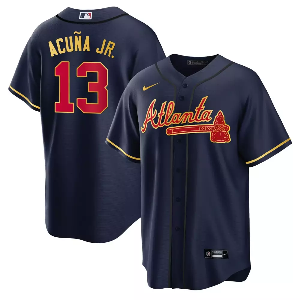 Ronald Acuna Jr. Atlanta Braves Flex White Men's Jersey | Stitched | Fan Gear for Game Day | For Men, Women & Youth