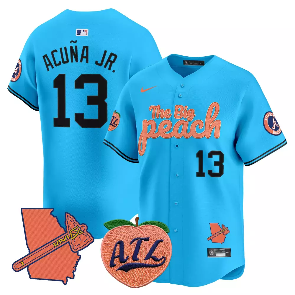 ronald acuna jr light blue mens atlanta braves atliens vapor premier limited jersey v4 all stitched