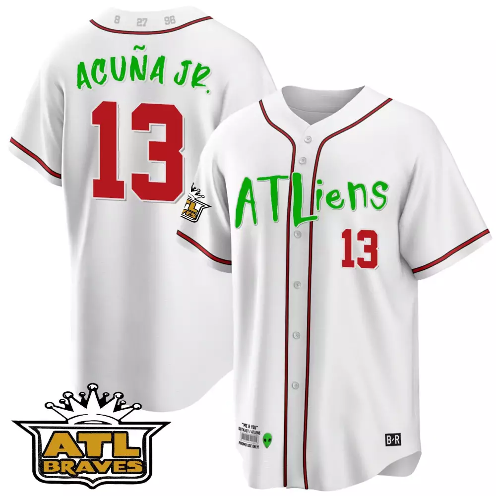 ronald acuna jr white mens atlanta braves acdc vapor premier limited jersey all stitched