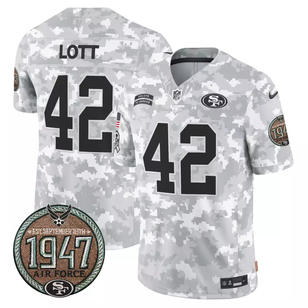 Ronnie Lott San Francisco 49ers 2024 Winter Warrior Vapor Jersey | Limited Edition All Stitched | For Men, Women & Youth