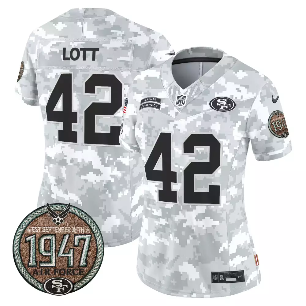 Ronnie Lott San Francisco 49ers Air Force Vapor Limited Jersey | 2024 Salute to Service | For Women