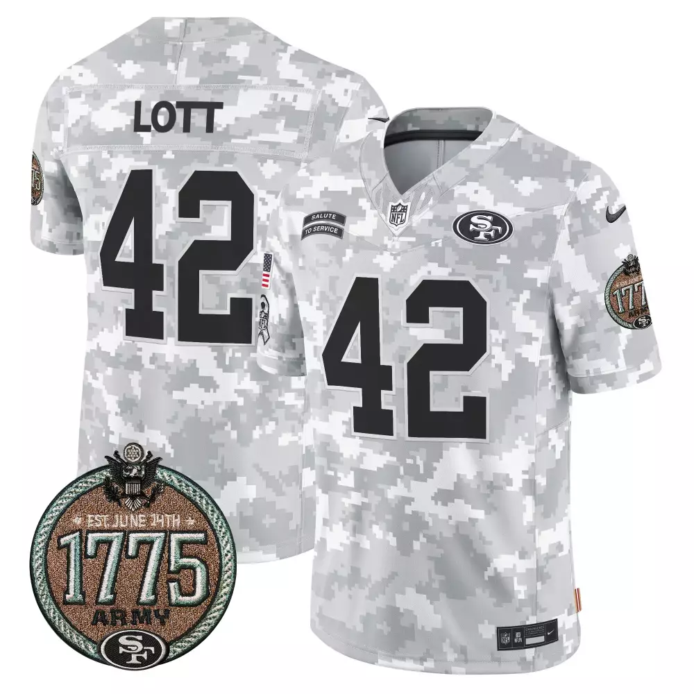Ronnie Lott San Francisco 49ers Alternate Women's Vapor Limited Jersey | Super Bowl LVIII Patch | For Women