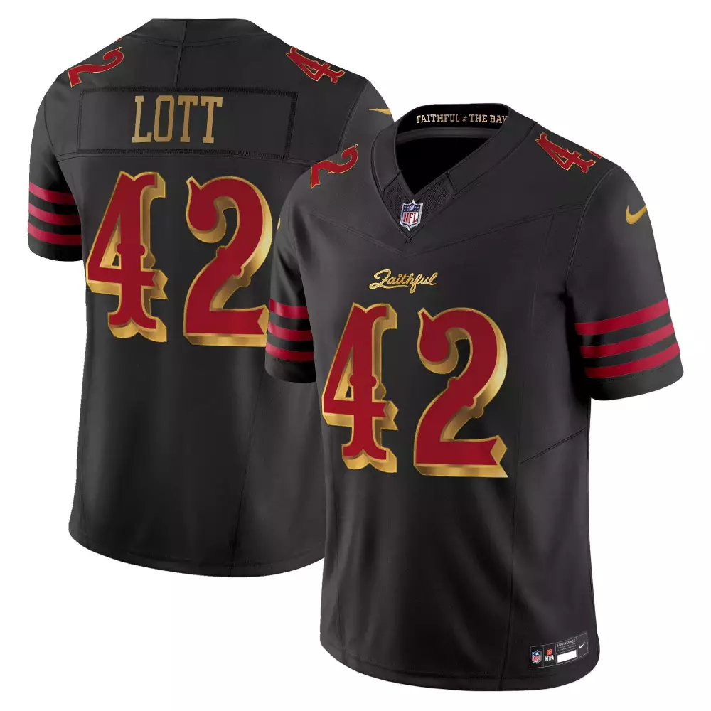 Ronnie Lott Youth 49ers 2025 Rivalries Vapor Limited Jersey | Stitched Style | Fan Gear for Men, Women & Youth
