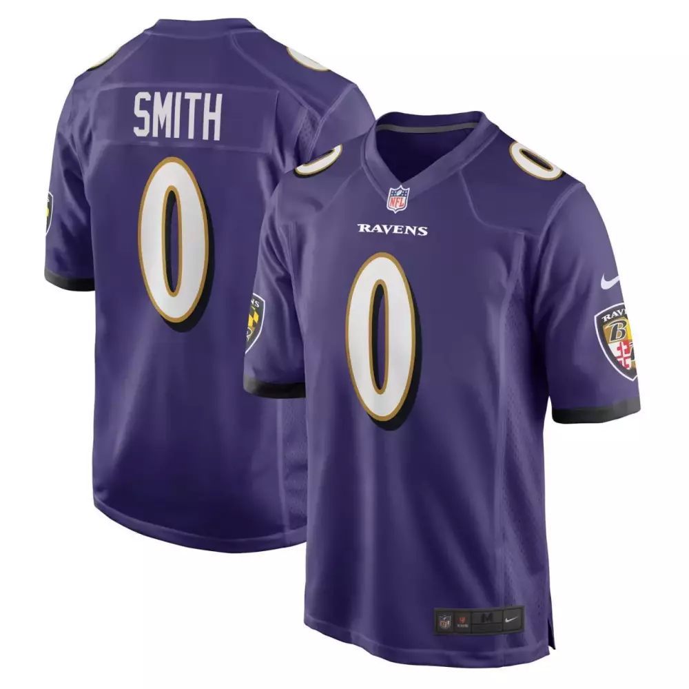 Roquan Smith Baltimore Ravens Purple Jersey | All Stitched | Game Day Outfit for Women & Youth