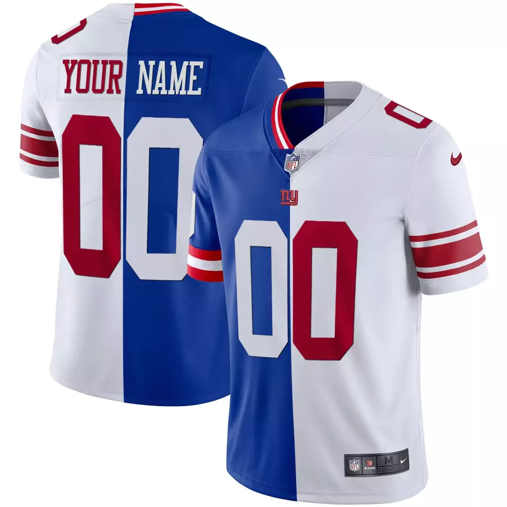 royal red women new york giants custom name and number vapor jersey all stitched