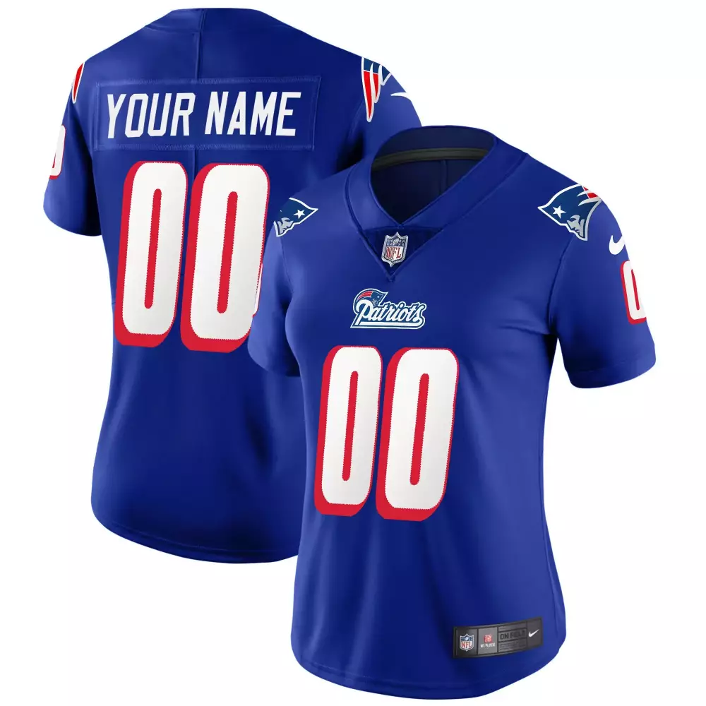 royal sleeves men new england patriots 1996 throwback limited vapor custom jersey all stitched