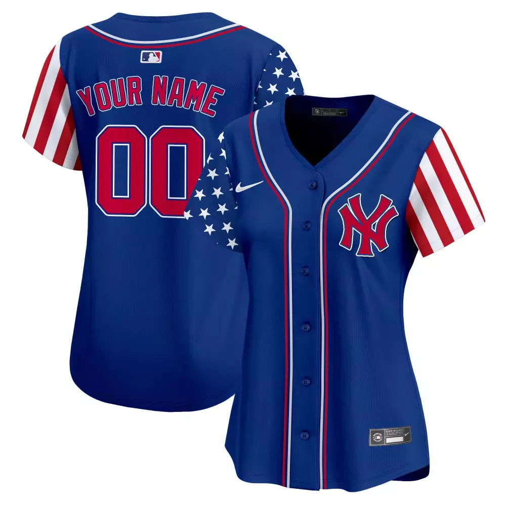 royal women aaron judge new york yankees 2024 independence day vapor premier limited jersey all stitched
