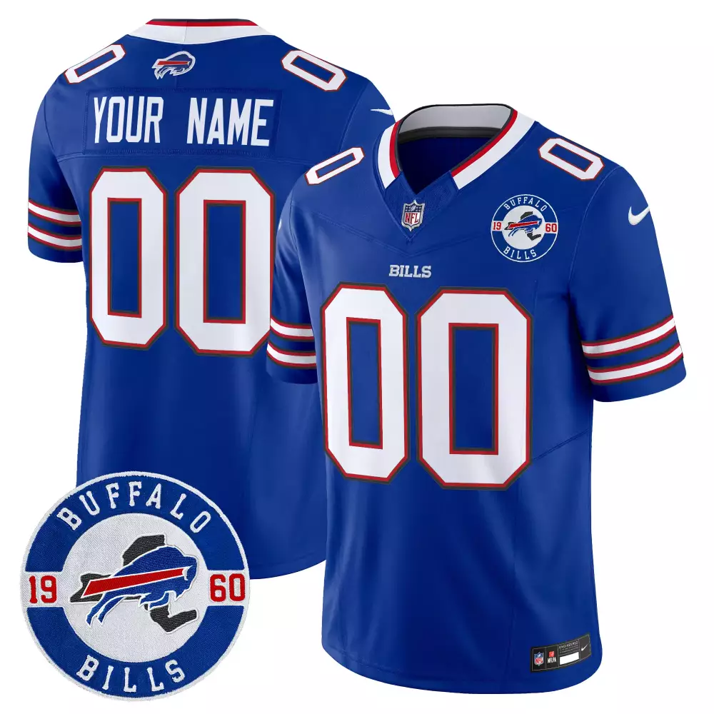 Buffalo Bills 2024 Salute to Service Army Youth Patch Vapor Limited Custom Jersey | All Stitched | Fan Gear for Game Day | For Youth